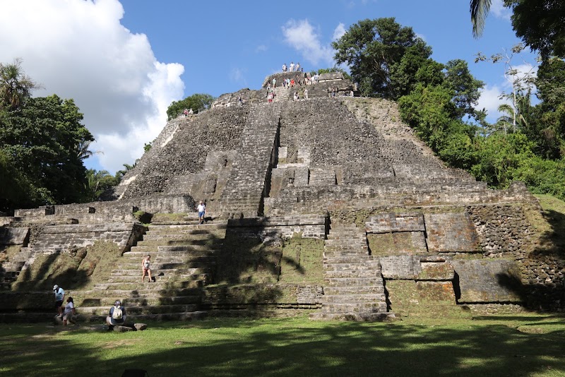 Lamanai Archaeological Reserve in Water Bank