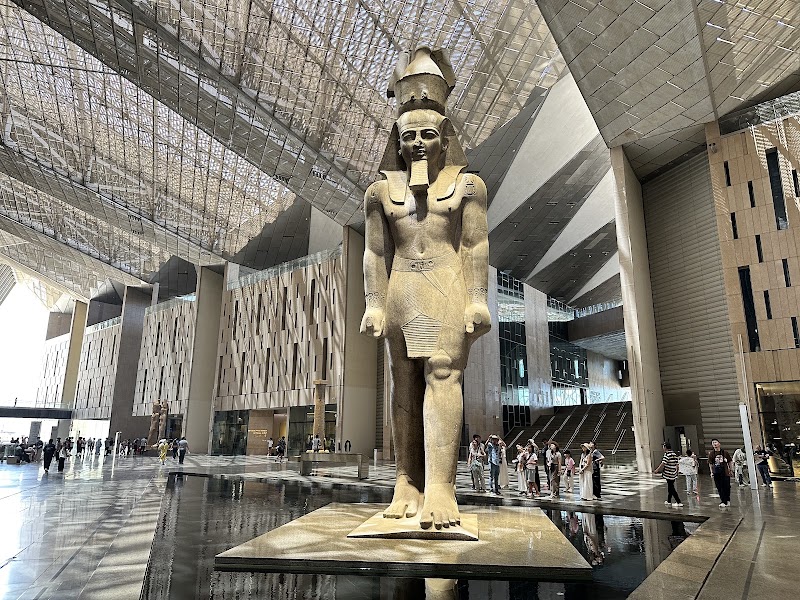 The Grand Egyptian Museum in Kafr Nassar