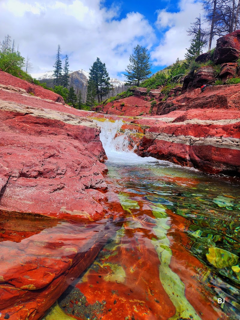 Red Rock Canyon in Waterton Park