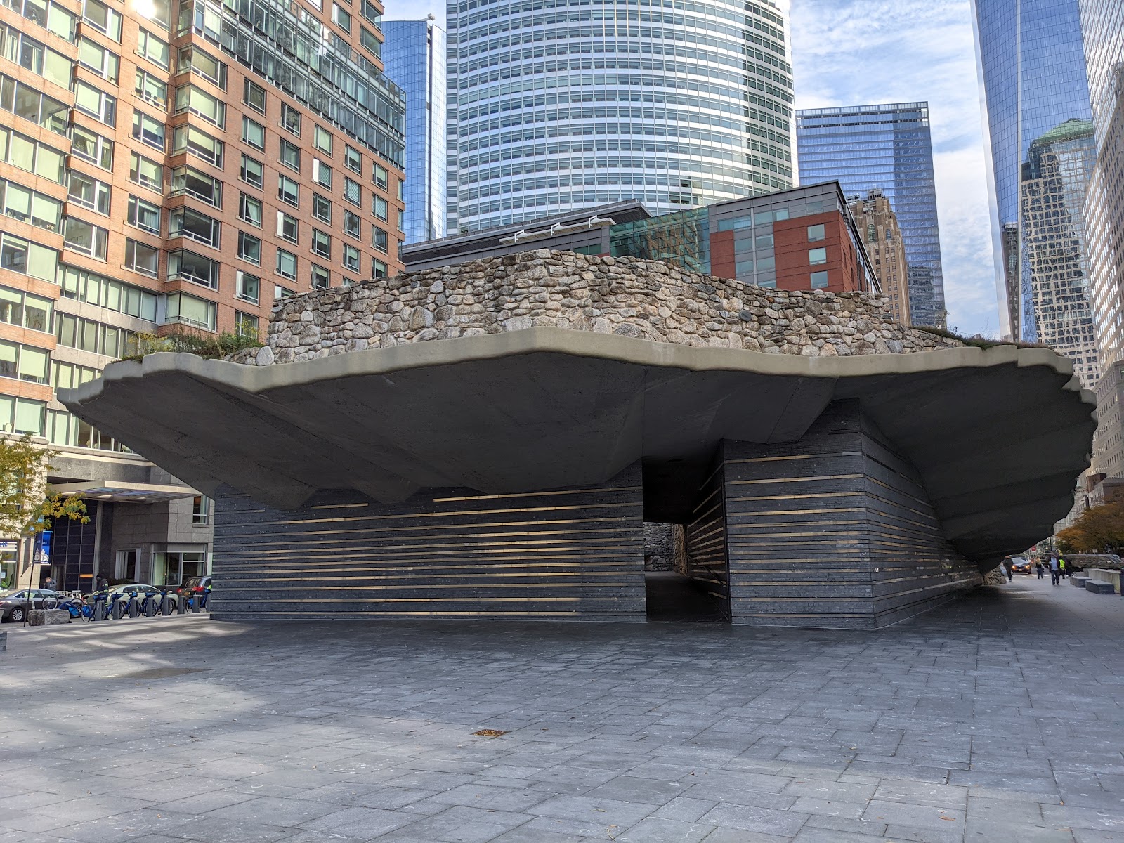 Irish Hunger Memorial in New York