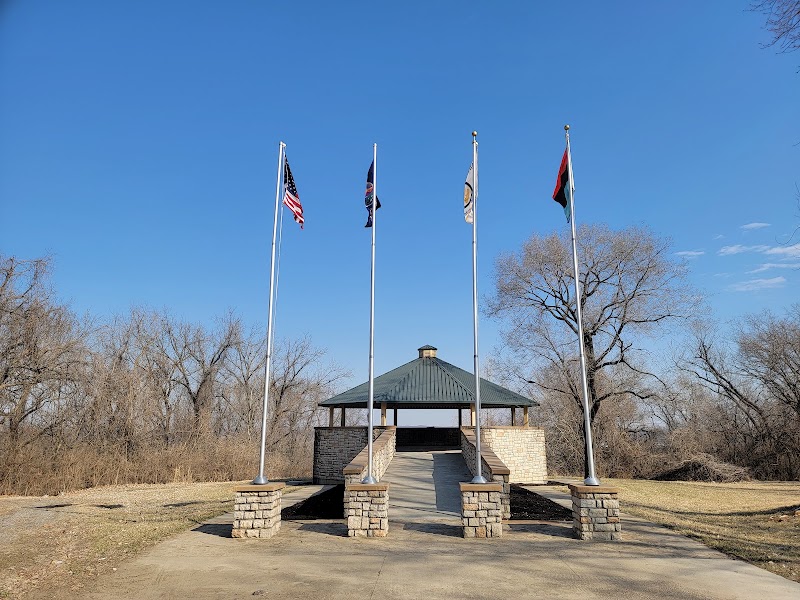 Quindaro Ruins Overlook Structure in Kansas City
