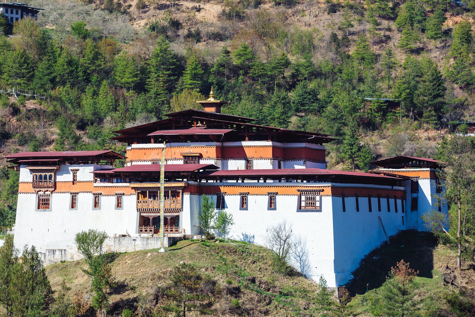 Simtokha Dzong སིམ་ཏོ་ཁ་རྫོང་། in Tshatshobaykha