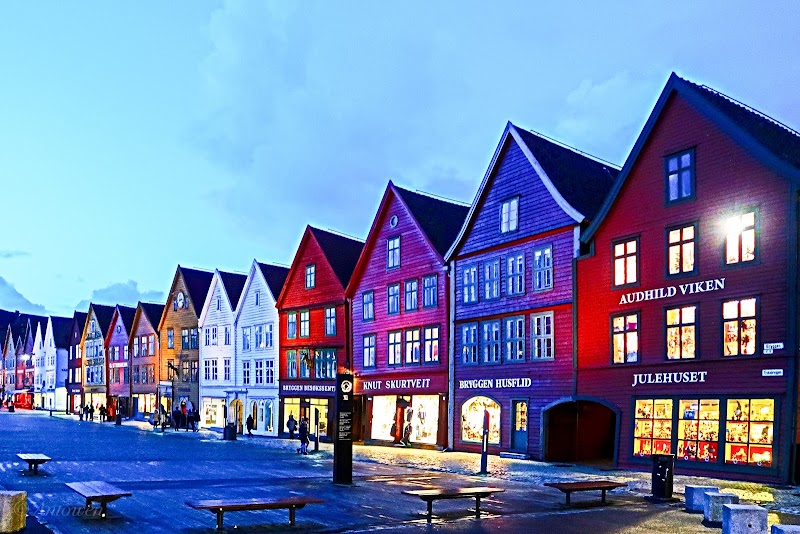 Hansakvarteret Bryggen in Bergen