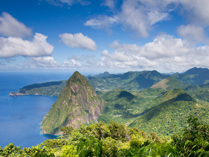 Gros Piton Nature Trail in Fond Doux