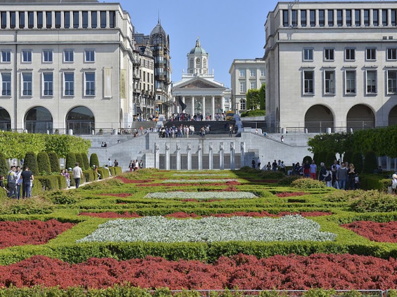 Mont des Arts in Bruxelles
