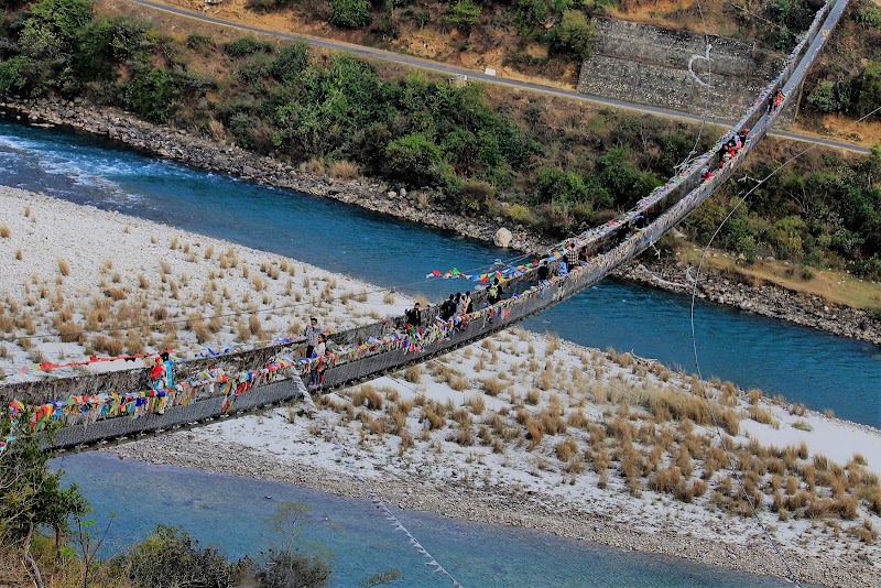 Punakha Suspension Bridge in Punakha