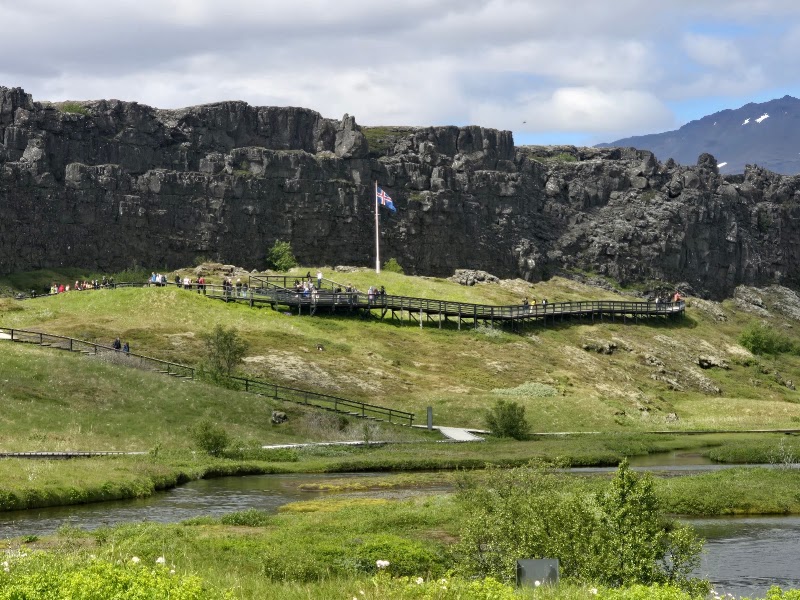 Lögberg. in Thingvellir