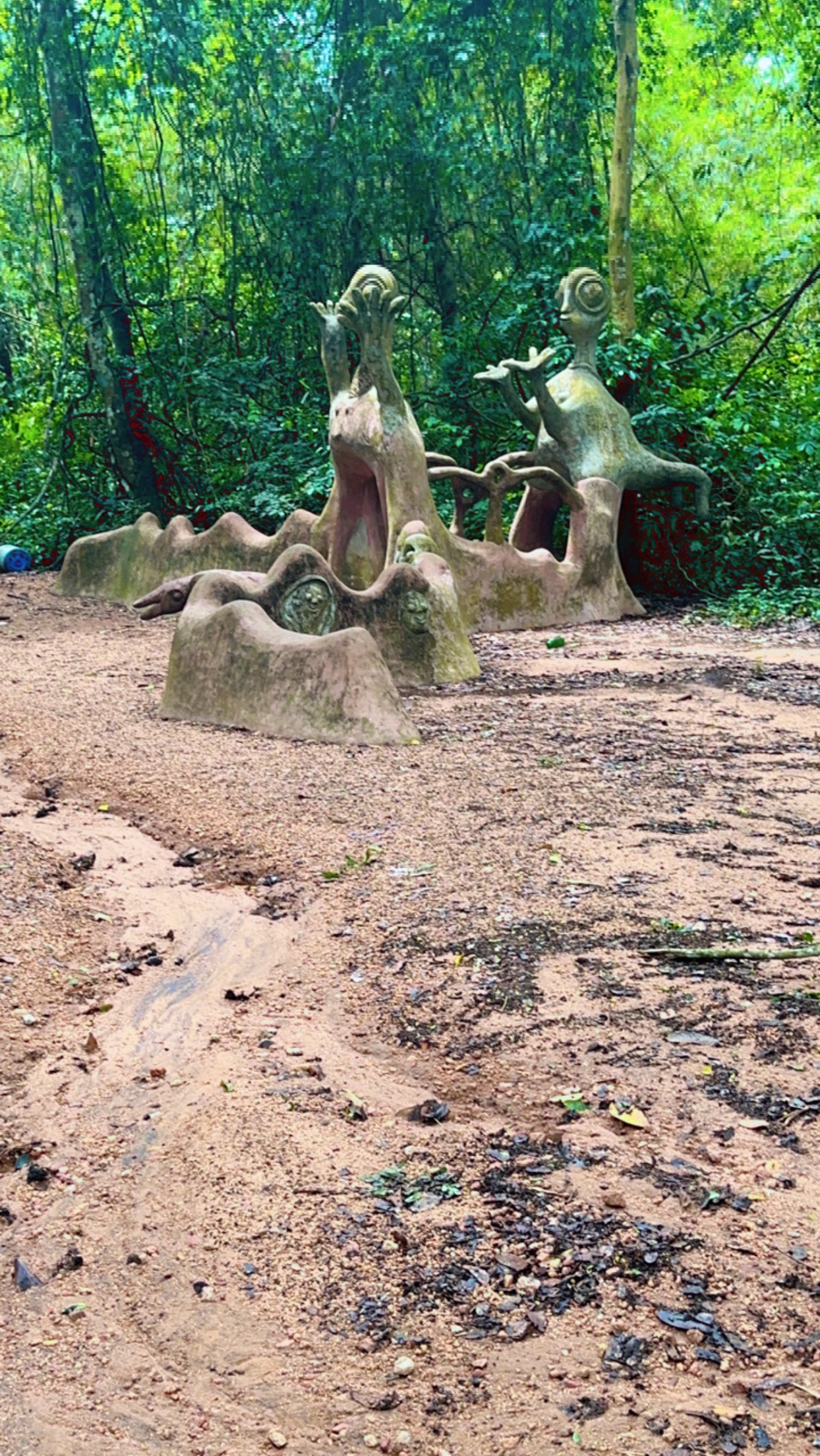 Osun-Osogbo Sacred Grove park and Gardens in Osogbo