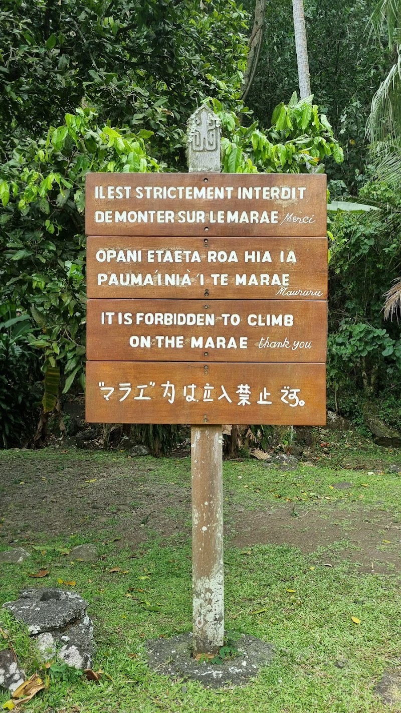 Photo 3 at 'Ārahurahu Marae in Pā'ea