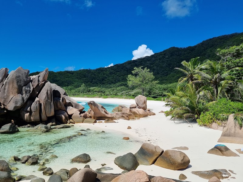 Anse Cocos beach in Anse Reunion