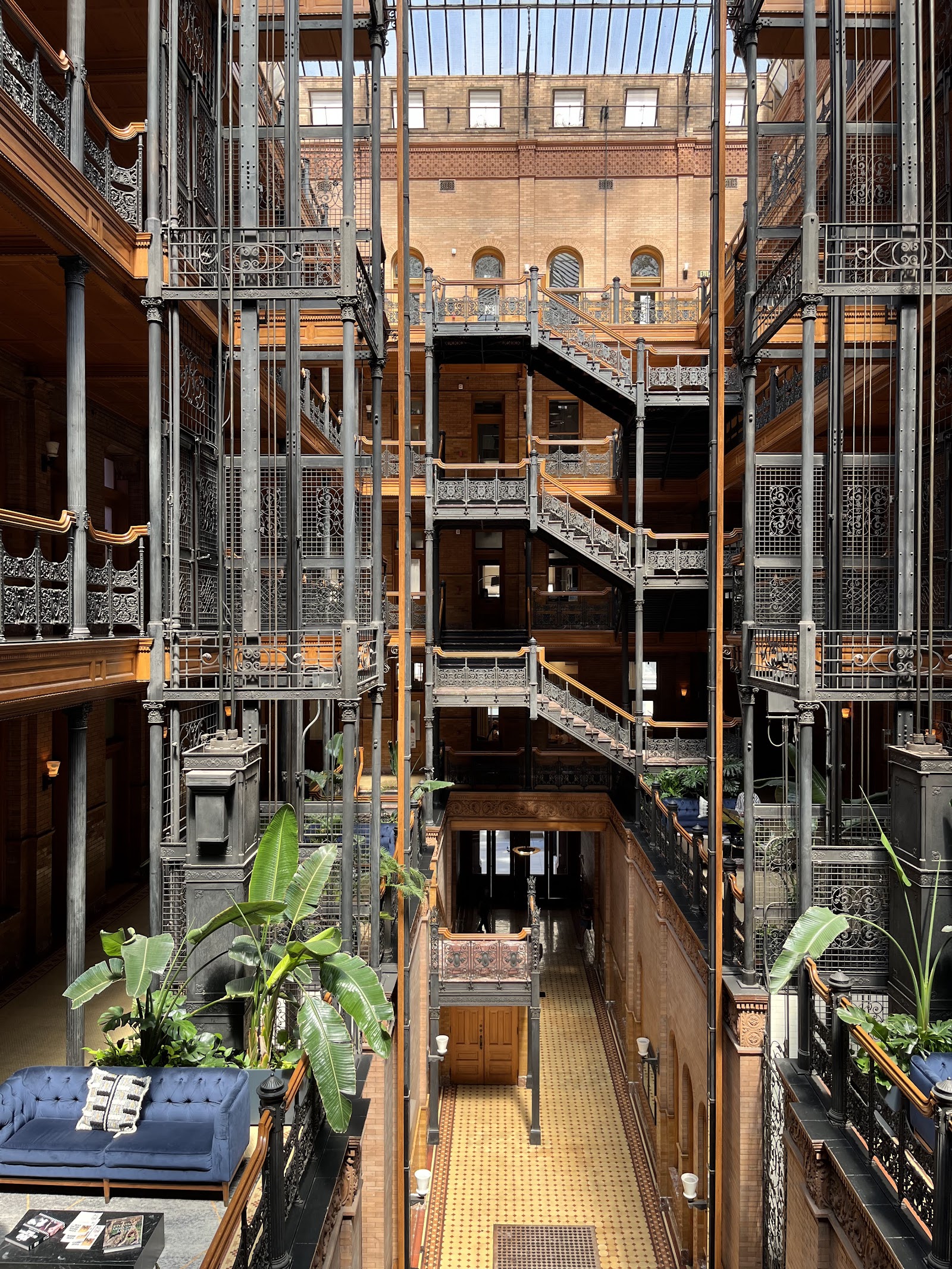 Bradbury Building in Los Angeles