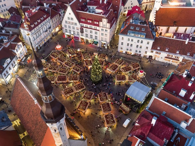 Raekoja plats - julemarked in Tallinn
