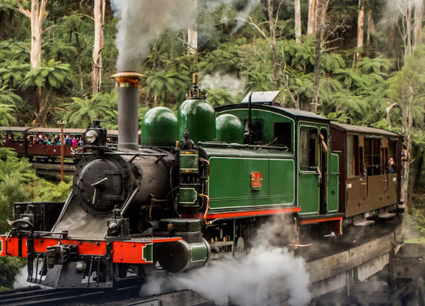 Puffing Billy Railway in Belgrave