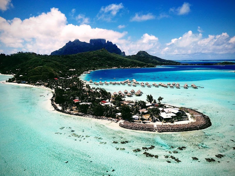 Matira Beach in Bora-Bora