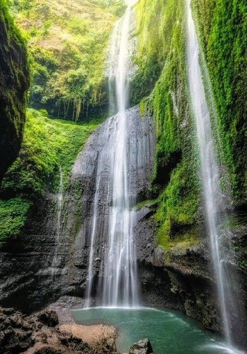 Madakaripura Waterfall in Kecamatan Lumbang
