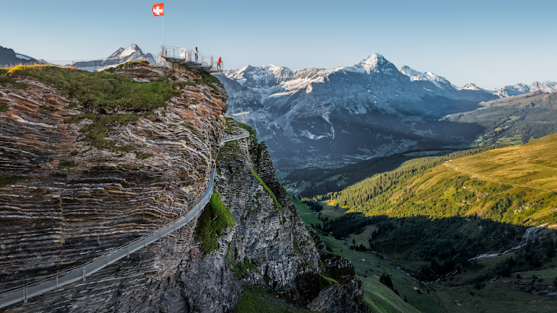 First Cliff Walk in Grindelwald