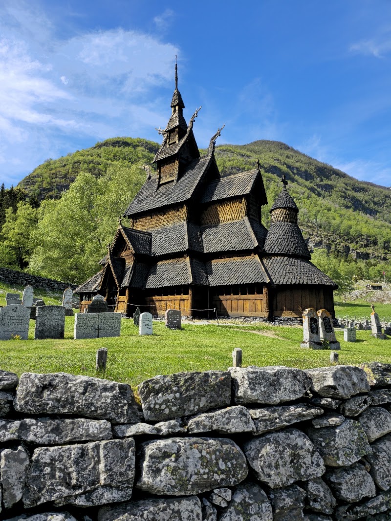 Borgund Stave Church in Borgund