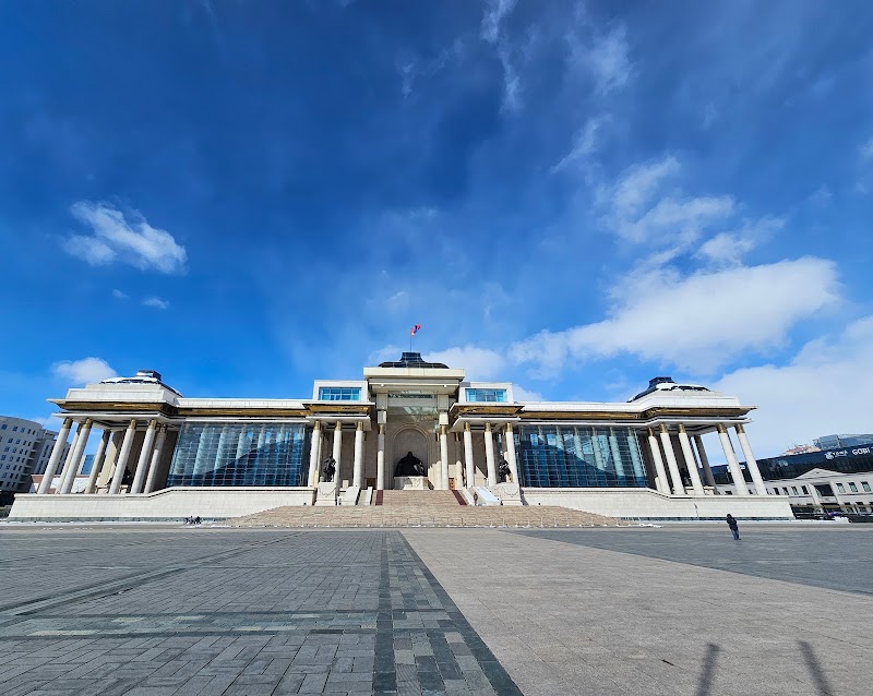 Sükhbaatar Square in Ulaanbaatar