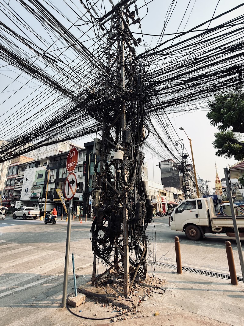 Electric Pole Super Star in Vientiane