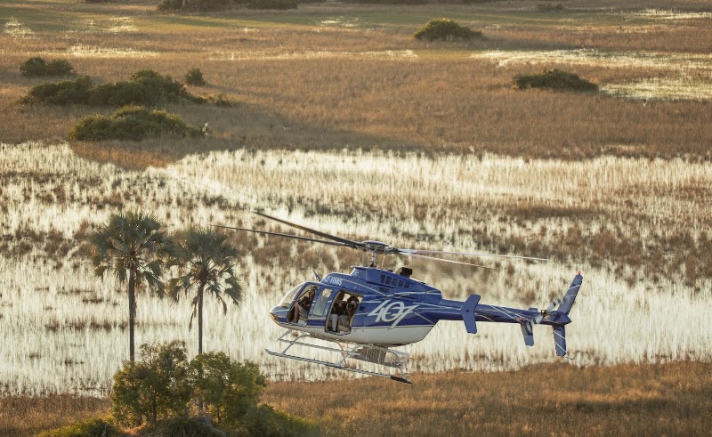 Helicopter Horizons in Maun