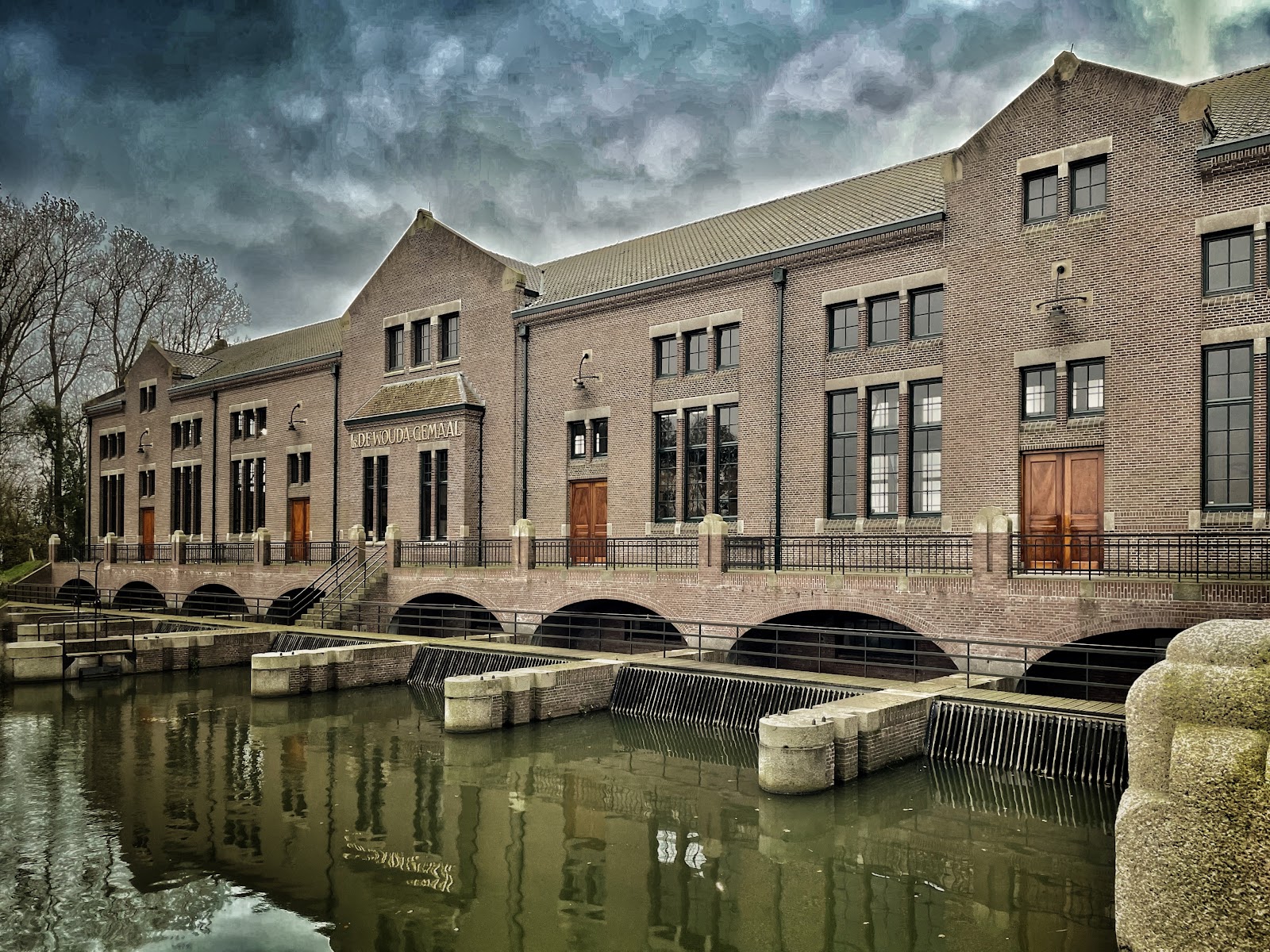 Wouda pumping station in Lemmer