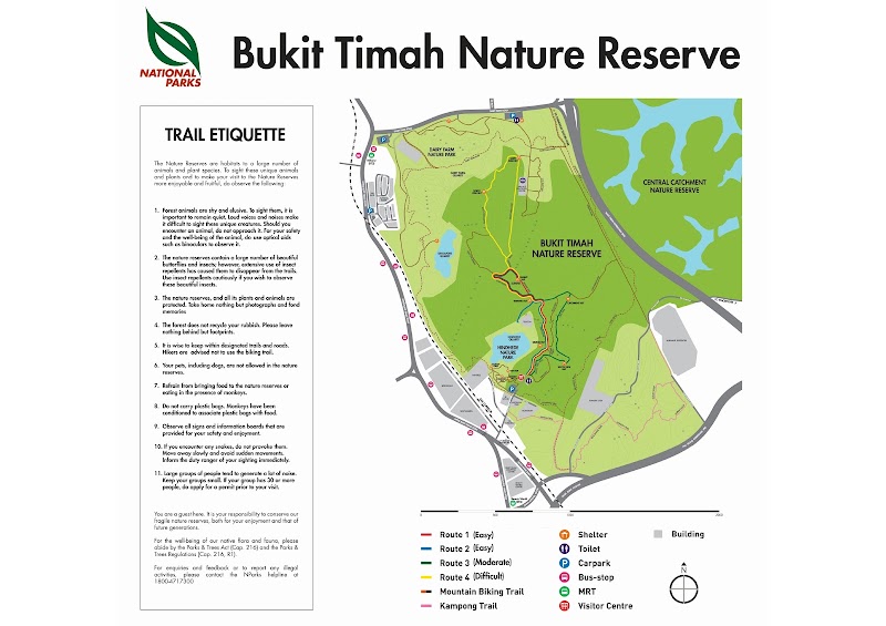 Bukit Timah Nature Reserve in Singapore