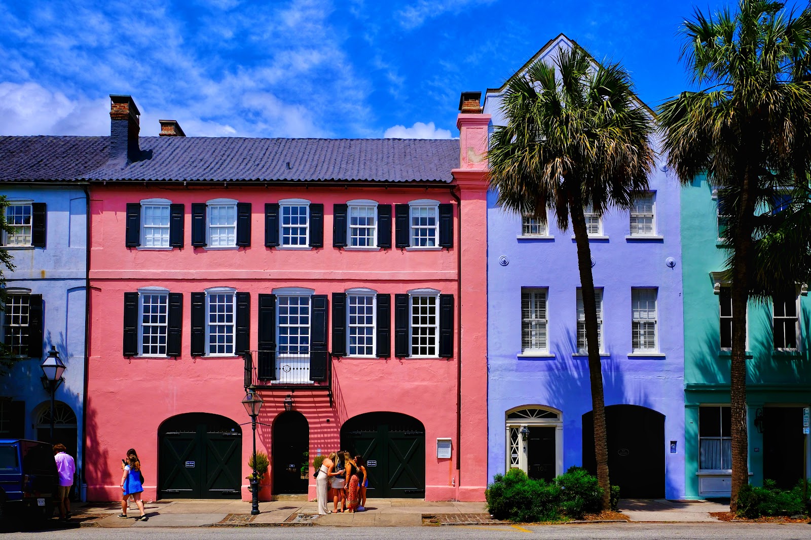 Rainbow Row in Charleston