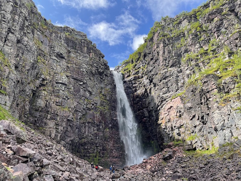 Njupeskär Waterfall in Särna
