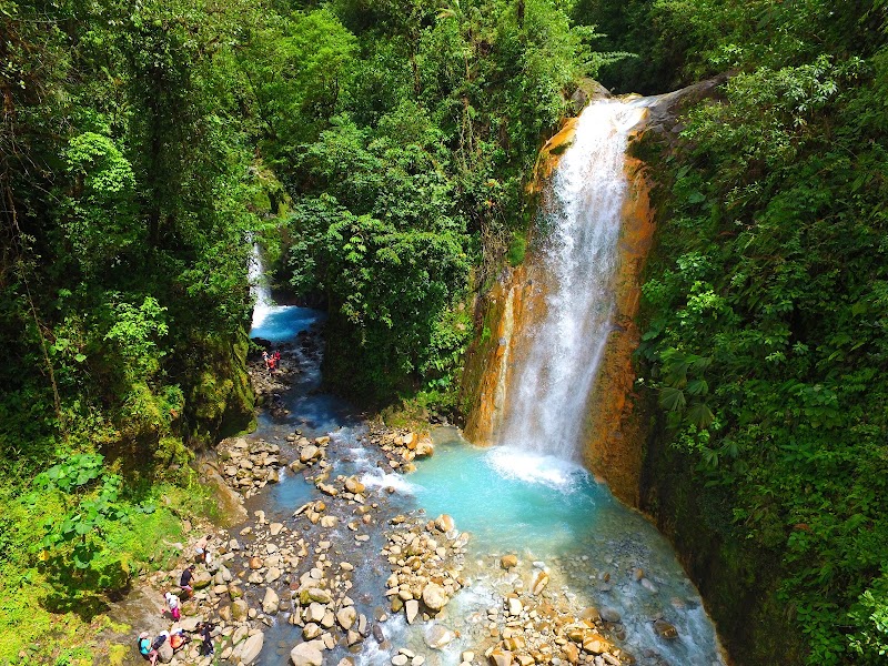 Blue Falls of Costa Rica in Bajos del Toro