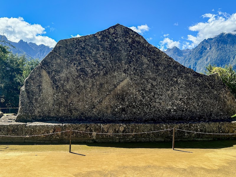 Sacred Rock at Machu Picchu in Cusco