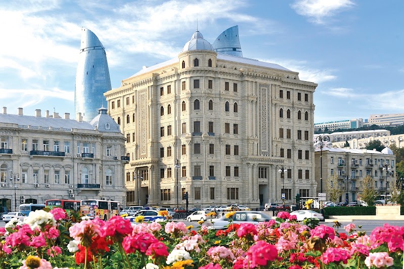 Azneft Square in Baku