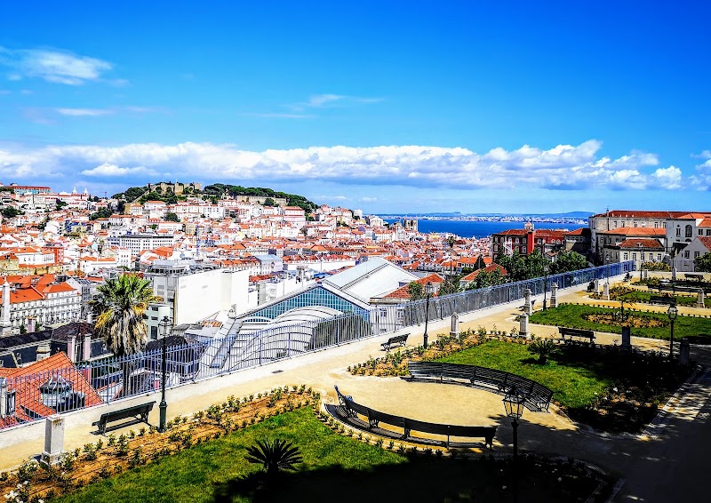 Miradouro de São Pedro de Alcântara in Lisboa