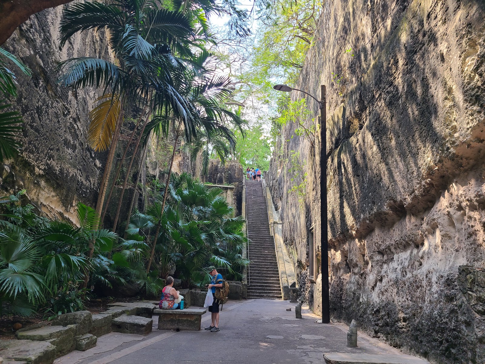 Queen's Staircase in Nassau