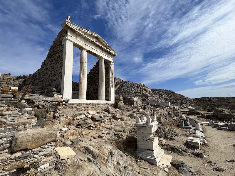 Archaeological Site of Delos in Delos