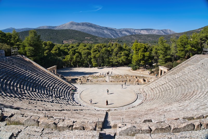 Ancient Theatre at the Asklepieion of Epidaurus in Epidavros