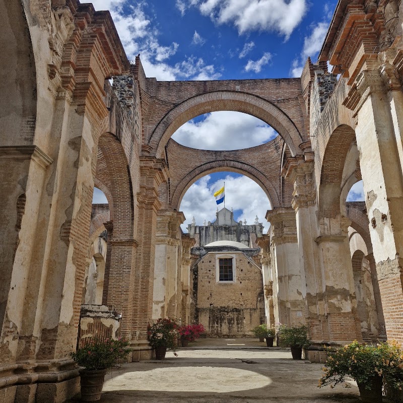 Ruinas de La Antigua Catedral Metropolitana de Santiago de Los Caballeros de Guatemala. in Antigua Guatemala