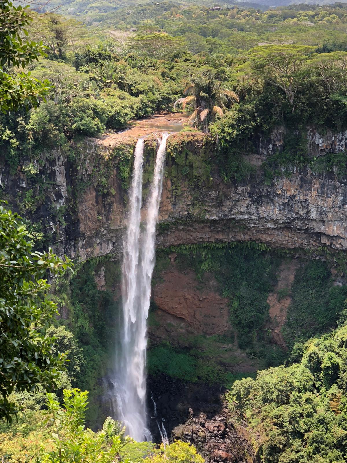 Chamarel Waterfall in Chamarel