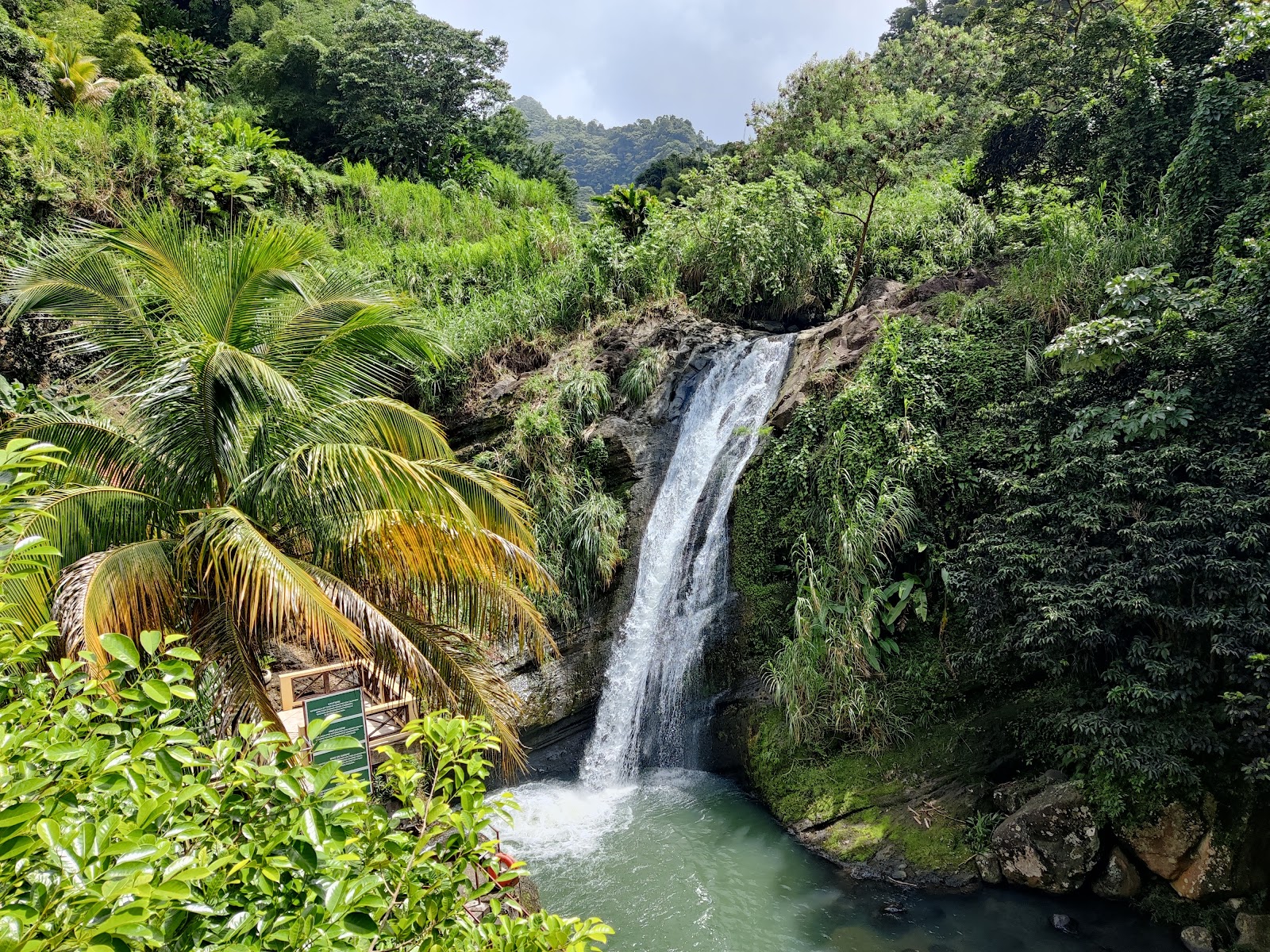 Concord Falls in Morne Docteur