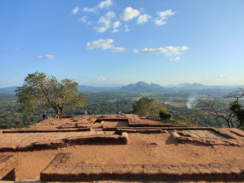 Highest point of Sigiriya Rock in Sigiriya