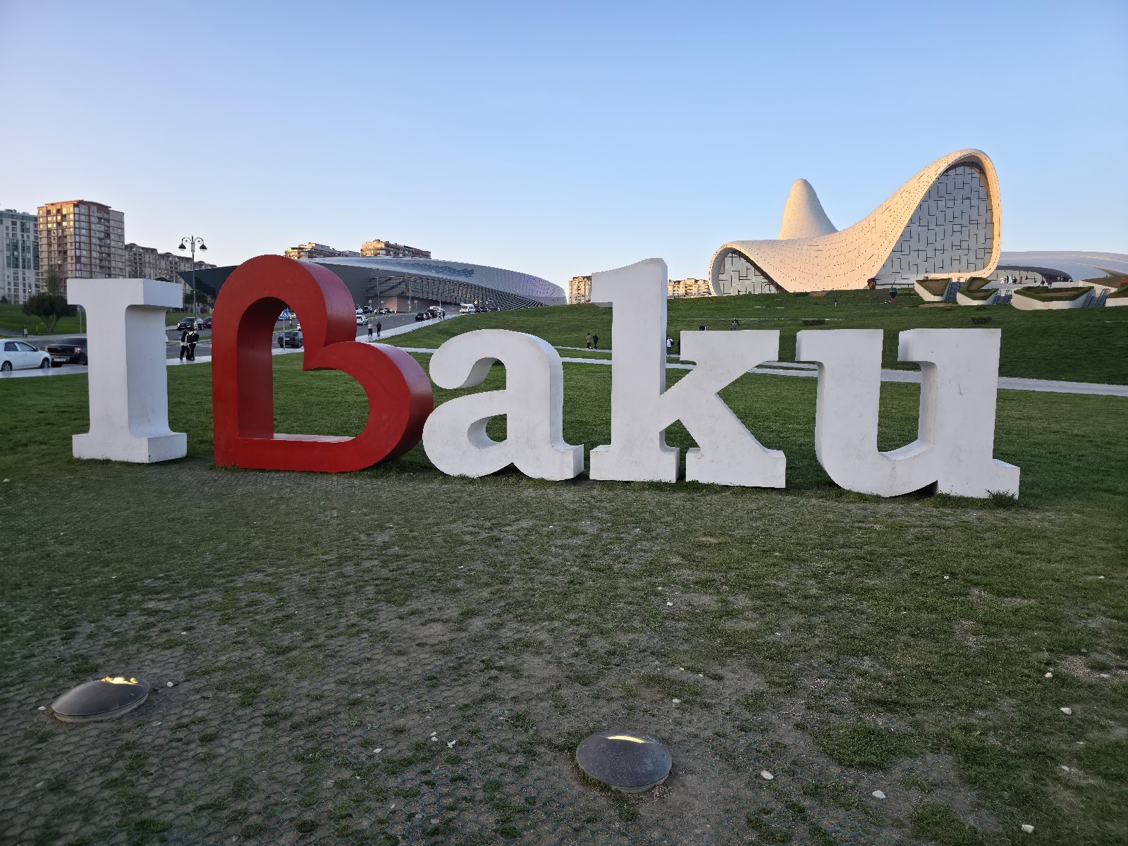 I Love Baku sign in Bakı