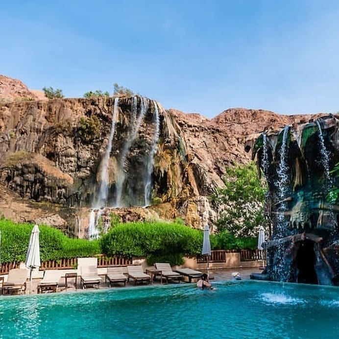 Ma'in Hot Springs in Ma'in