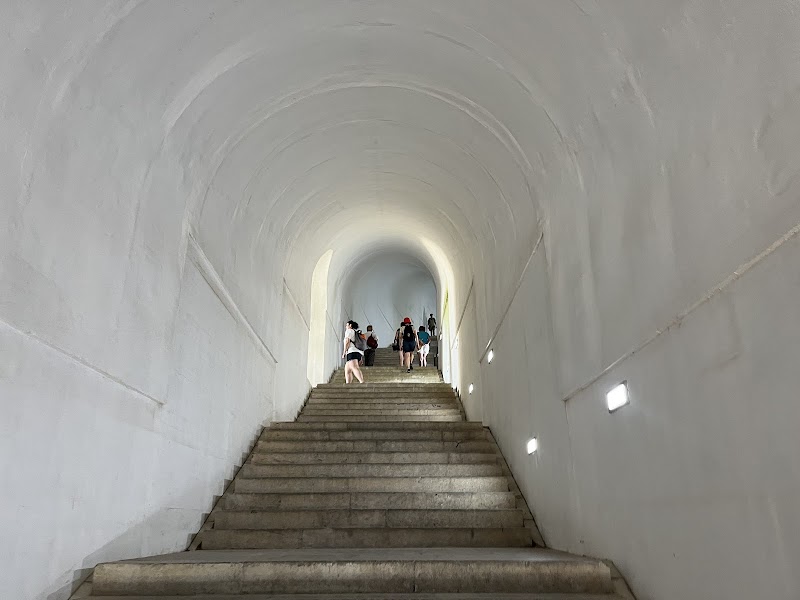 Walkway and tunnel to mausoleum in Cetinje