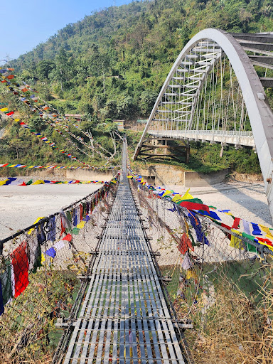 Amochu Suspension Bridge in Pachu