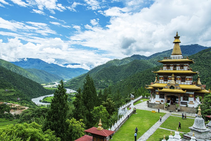Khamsum Yulley Namgyal Chörten in 