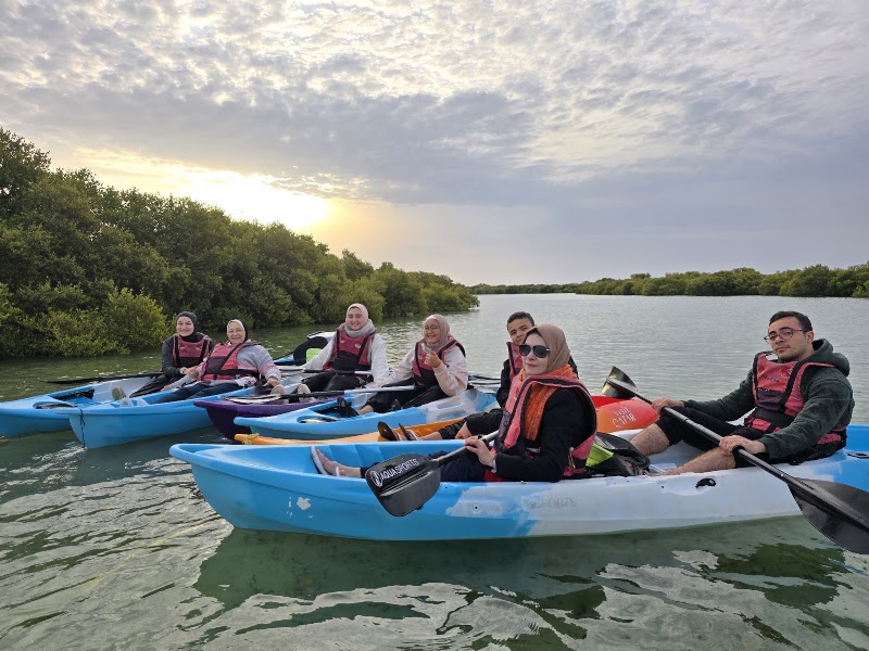 Photo 1 at AquaSports Qatar Eco Camp | Mangrove Kayaking | Learning Hub | Teambuilding | School Trips | Purple Island 🏝️مخيم أكواسبورتس in Al Khawr