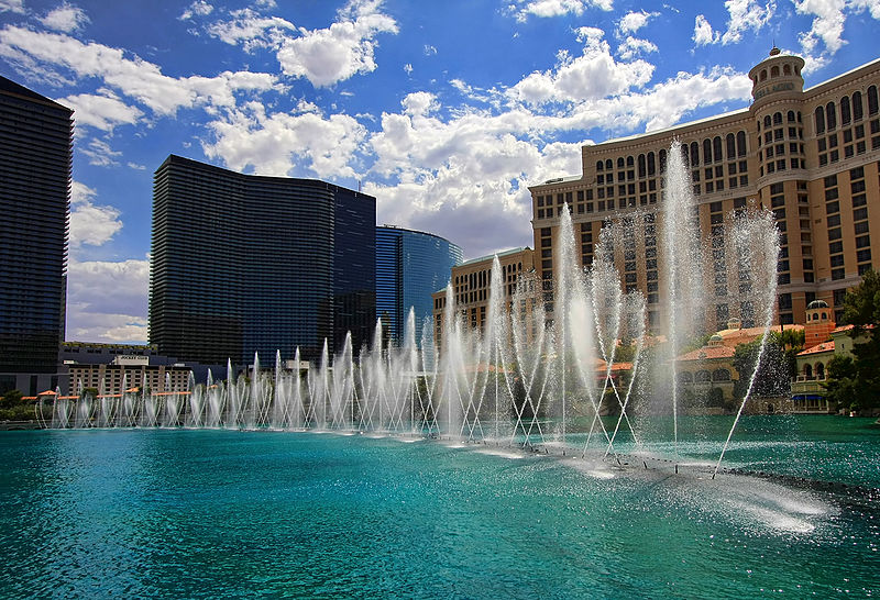 Fountains of Bellagio in Las Vegas