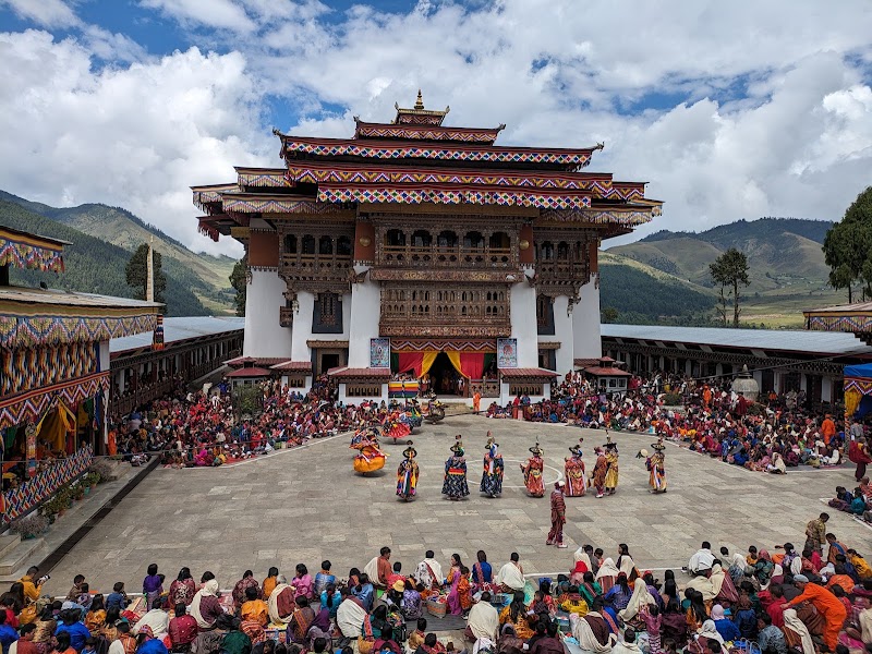 Gangtey Monastery in Nubding