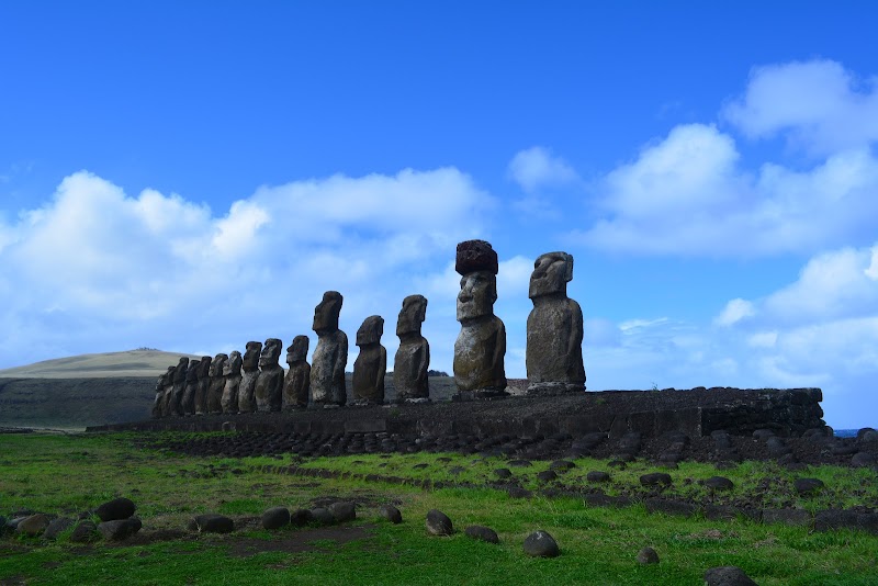 Ahu Akivi in Easter Island