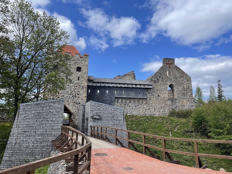 Castle Of The Livonian Order In Sigulda in Sigulda
